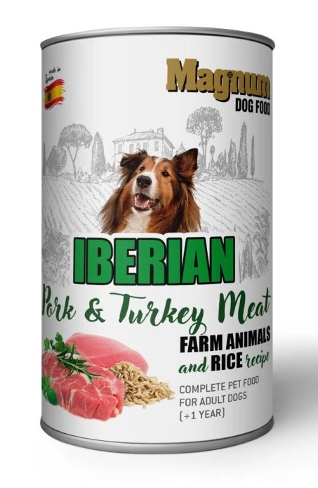 Консерви Magnum для собак іберійська свиня та індичка, 400г